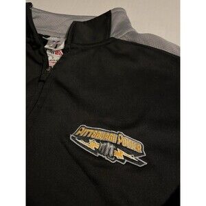 VINTAGE Pittsburgh Power AFL Area Football Team Full Zip Fleece Jacket LARGE VTG